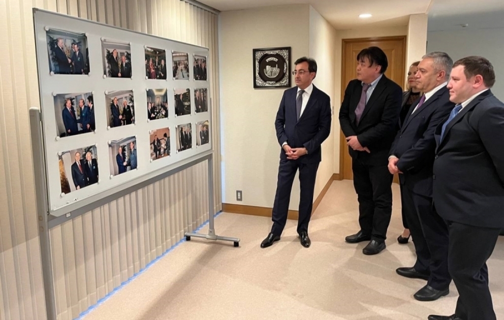 Tokioda Ulu Öndər Heydər Əliyevin xatirəsinə həsr olunmuş fotosərgi açılıb