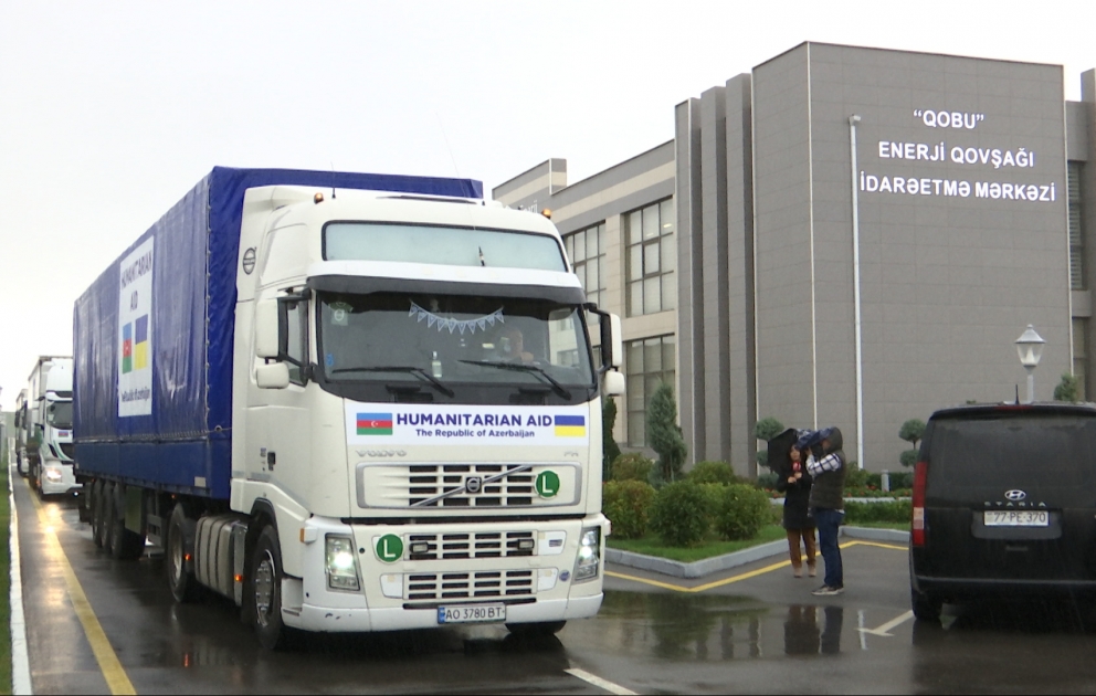 Azərbaycan Ukraynaya əsas elektrik avadanlıqlarından ibarət humanitar yardım göndərib