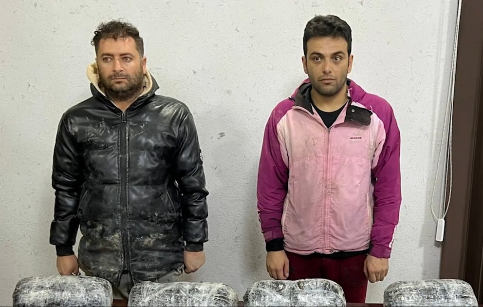 Ölkəmizə külli miqdarda narkotik vasitələr keçirmək istəyən İranlı şəxslər saxlanılıblar