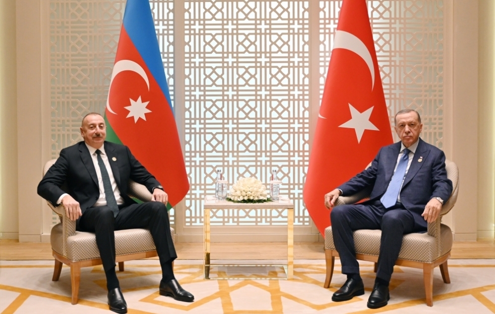 Entretien des présidents Ilham Aliyev et Recep Tayyip Erdogan