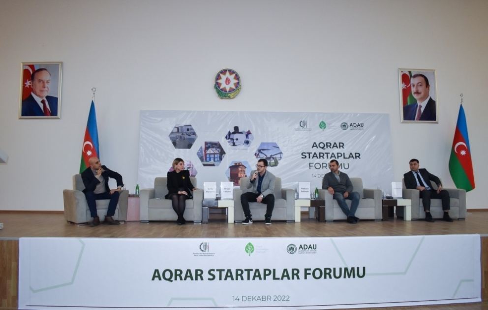 Gəncədə Aqrar Startaplar Forumu keçirilib
