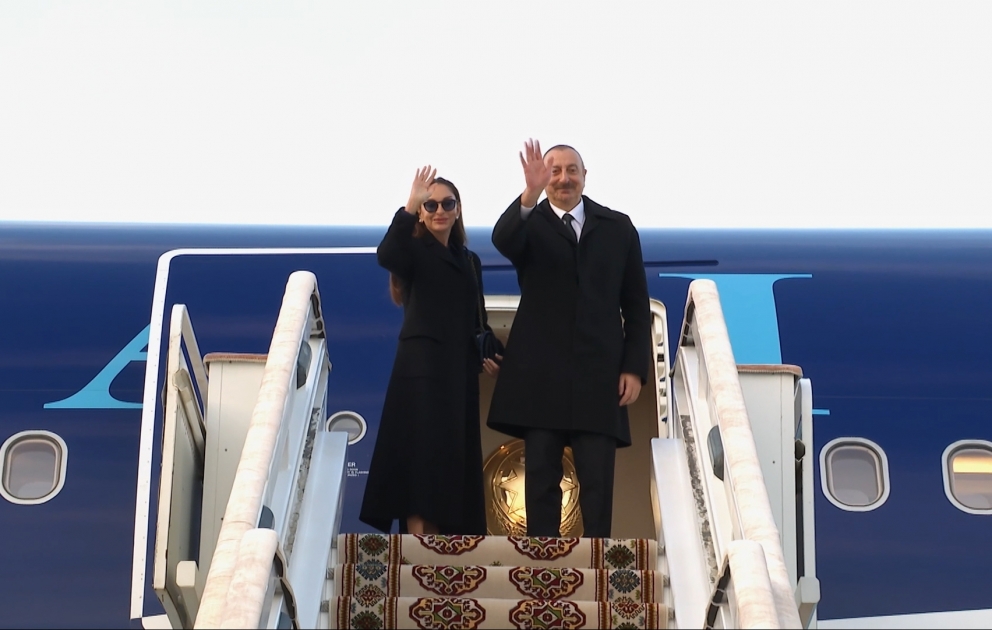 President Ilham Aliyev completed his visit to Turkmenistan