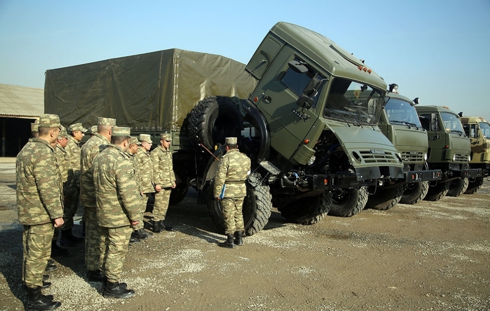 В Азербайджанской Армии повышается уровень профессионализма водителей