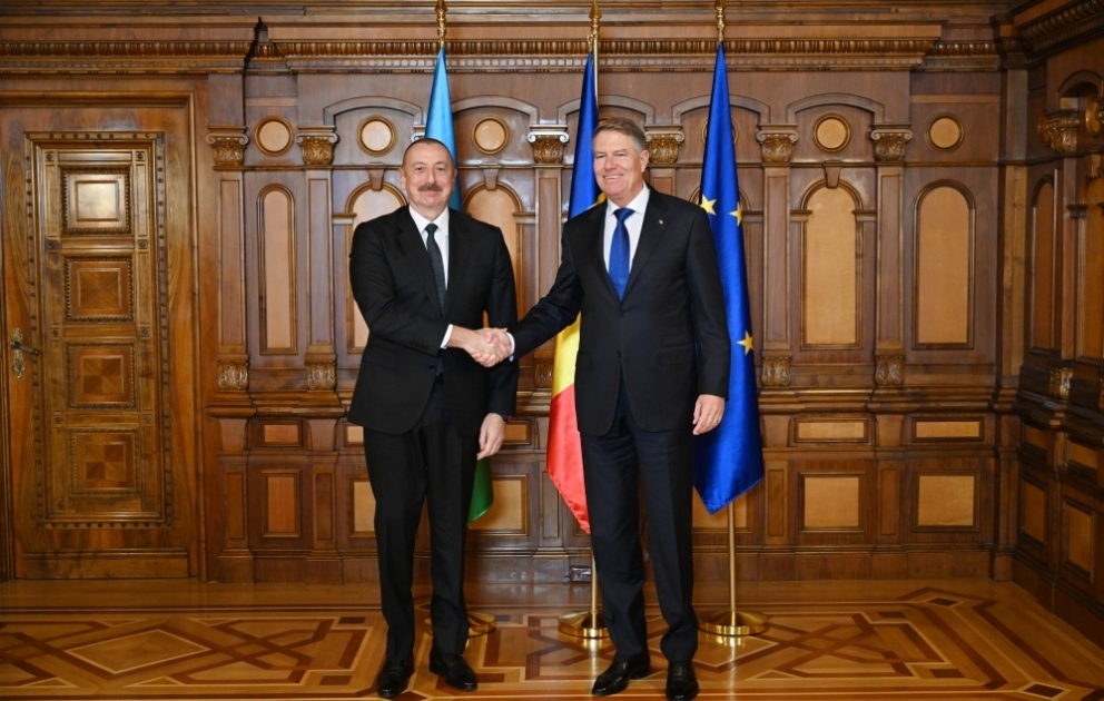 President Ilham Aliyev met with President of Romania Klaus Iohannis