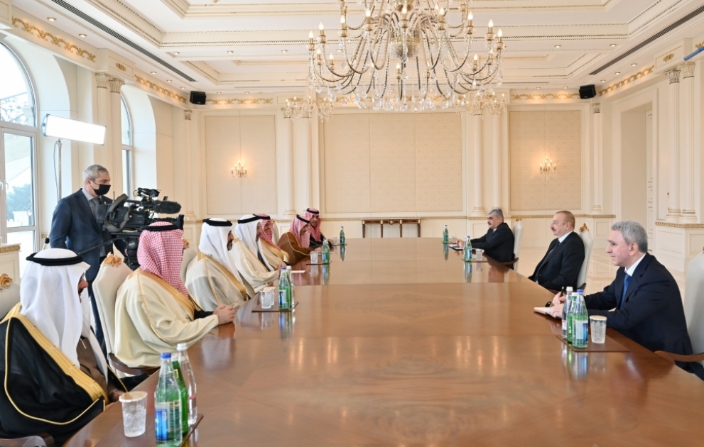 President Ilham Aliyev received delegation led by Minister of Investment of Kingdom of Saudi Arabia