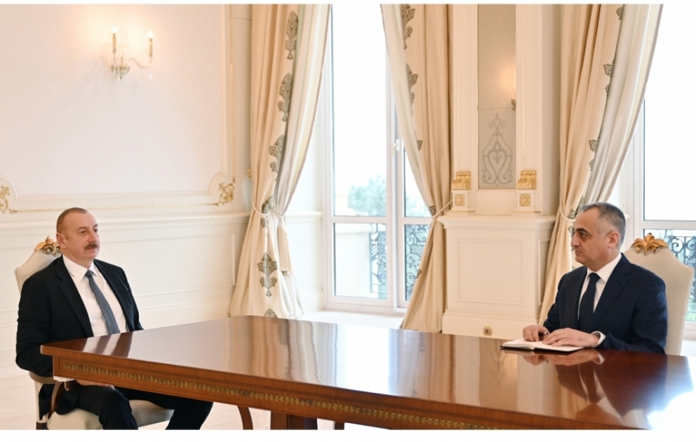Präsident Ilham Aliyev empfängt neu ernannten bevollmächtigten Vertreter in der Autonomen Republik Nachitschewan