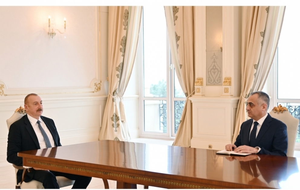 Le président Ilham Aliyev reçoit le représentant plénipotentiaire du président de la République au Nakhtchivan