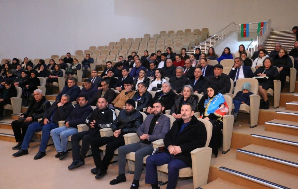 Füzulidə şəhidlərimizin xatirəsi anılıb