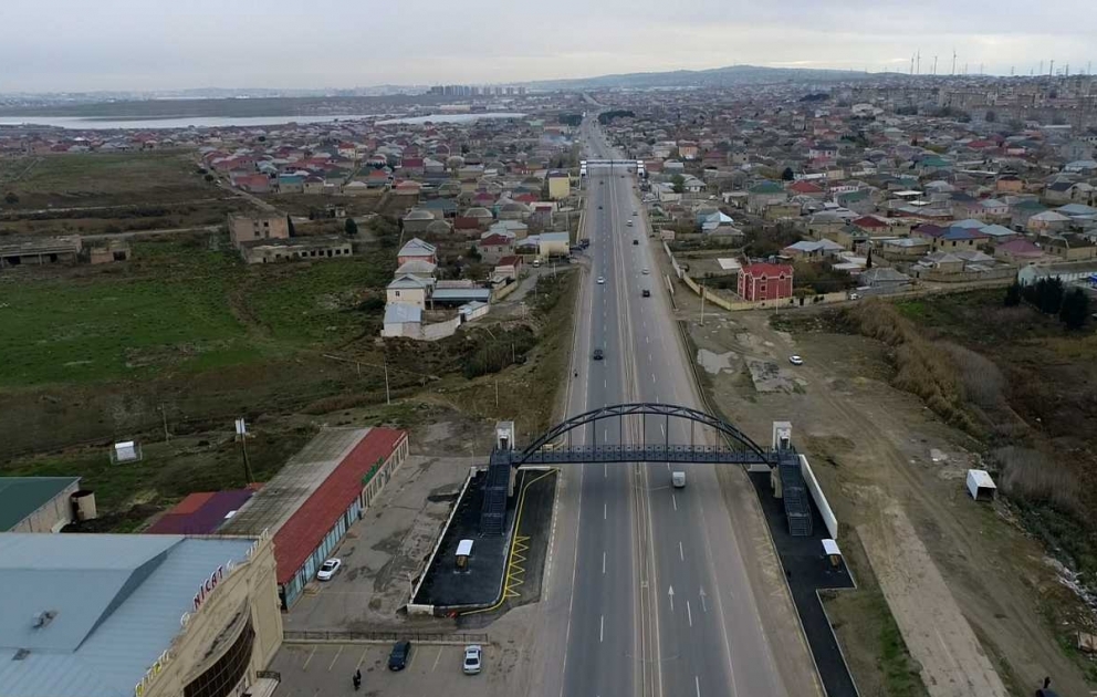 Bakı-Şamaxı-Yevlax avtomobil yolunda daha bir piyada keçidi istifadəyə verilib