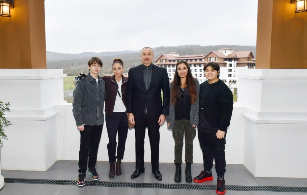 Le président Ilham Aliyev et la première dame Mehriban Aliyeva participent à l’inauguration du complexe de repos « Chabran »