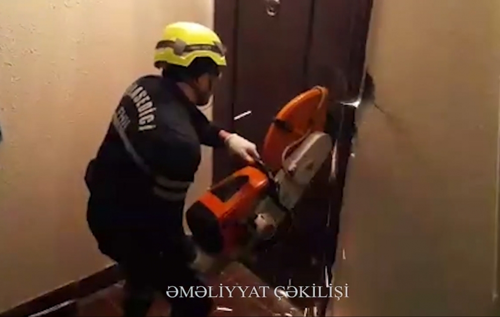 FHN Xətai rayonunda baş verən qətllə bağlı əməliyyat görüntülərini yayıb