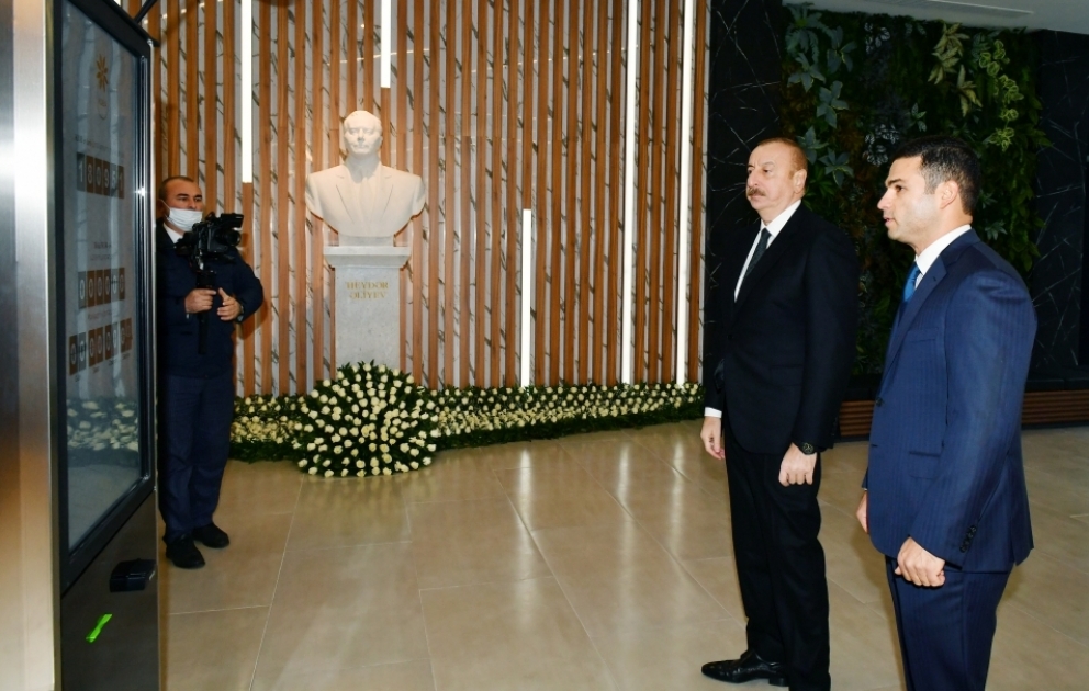 President Ilham Aliyev attended inauguration of “Baku SME house”