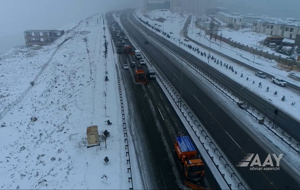 AAYDA hava şəraiti ilə əlaqədar olaraq gücləndirilmiş iş rejimində çalışıb