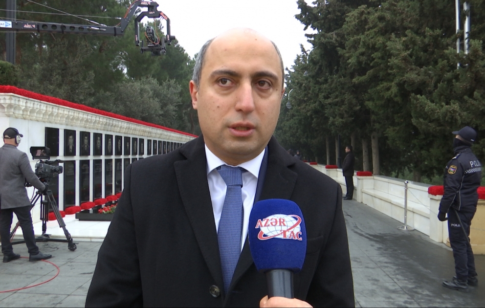 Emin Əmrullayev: Müstəqilliyimizin bərpa olunmasında 20 Yanvar hadisələrinin xüsusi rolu var