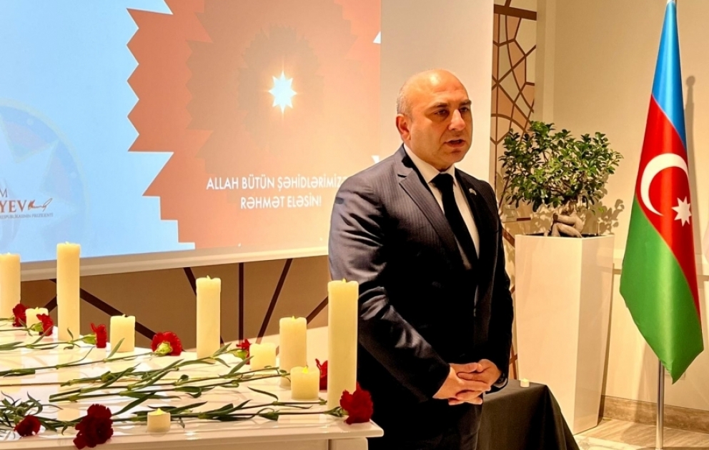 Romada 20 Yanvar faciəsi qurbanlarının xatirəsi anılıb