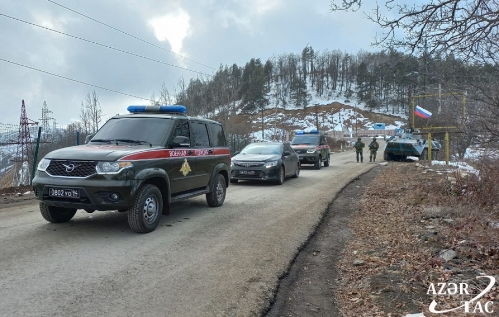 Sülhməramlıların daha üç avtomobilinin aksiya ərazisindən keçidi təmin edilib