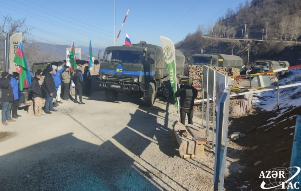 Rusiya sülhməramlılarına aid iki avtomobil karvanı aksiya ərazisindən sərbəst keçib