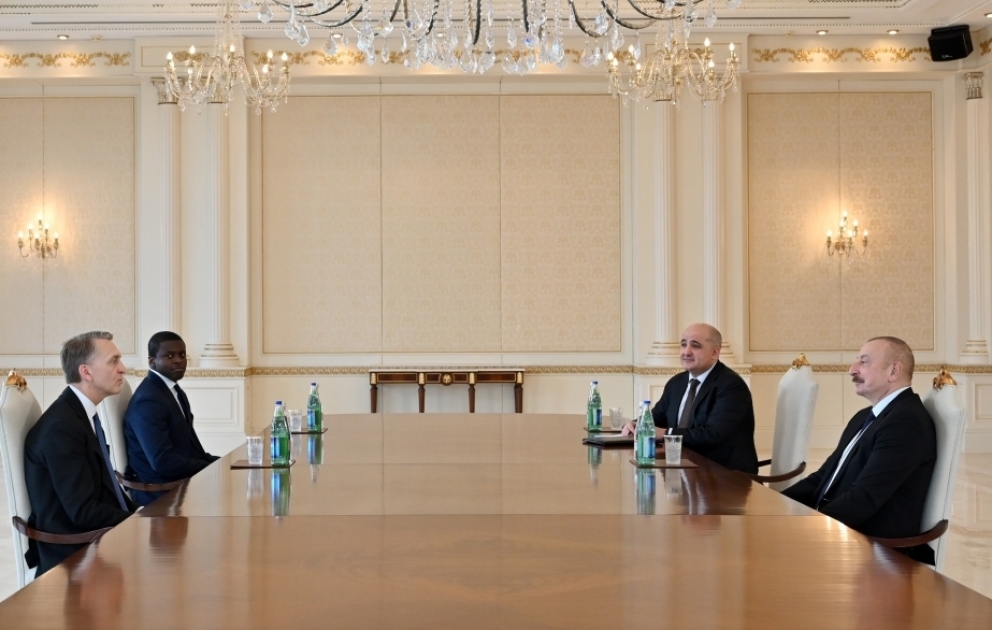 Президент Ильхам Алиев принял генерального исполнительного директора компании Brookfield Asset Management