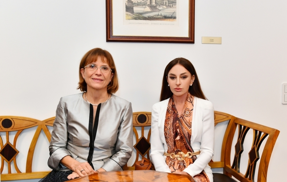 La Première Dame d'Azerbaïdjan Mehriban Aliyeva a rencontré l'épouse du Premier ministre hongrois à Budapest