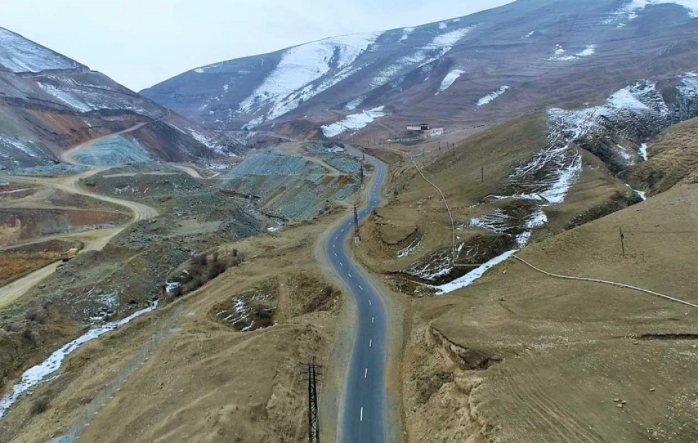 Daşkəsən–Xoşbulaq–Astaf avtomobil yolu yenidən qurulub