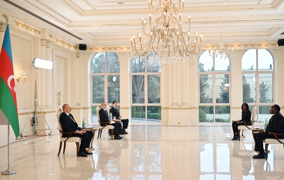 President Ilham Aliyev received credentials of incoming ambassador of Namibia