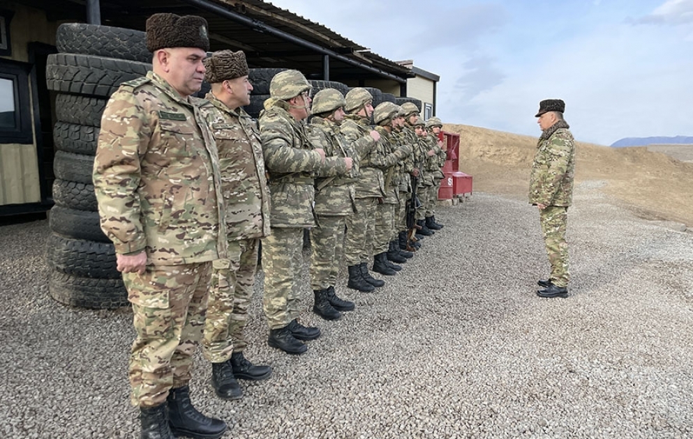 The service and combat activities of military units were inspected