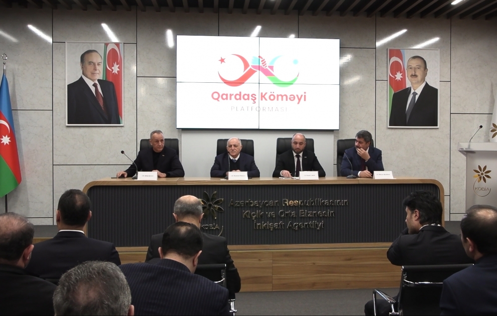 Türkiyəyə dəstək məqsədilə yaradılmış “Qardaş köməyi” platformasının təqdimatı olub