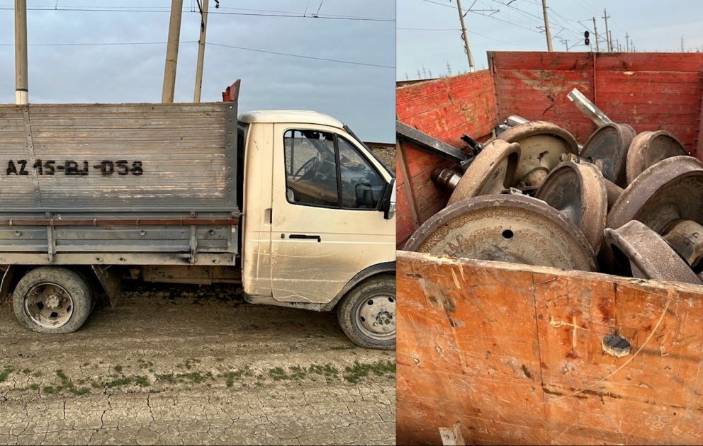 Ələt dəmir yolu stansiyasından oğurluq edən şəxslər saxlanılıb