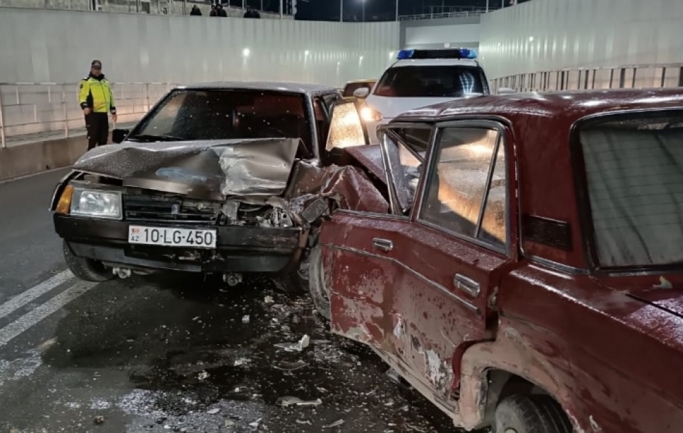 Tovuzda zəncirvari yol qəzası baş verib