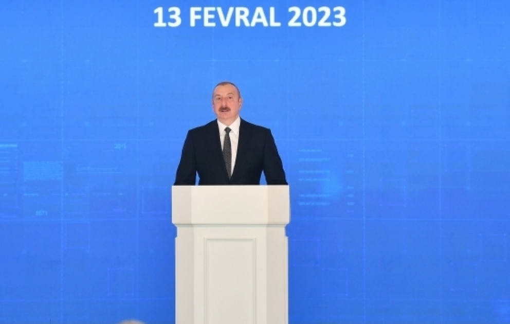 Groundbreaking ceremony held at Gulustan Palace for a 1,280-MW thermal power plant, largest in Azerbaijan`s independence period 
President of Azerbaijan Ilham Aliyev attended the event