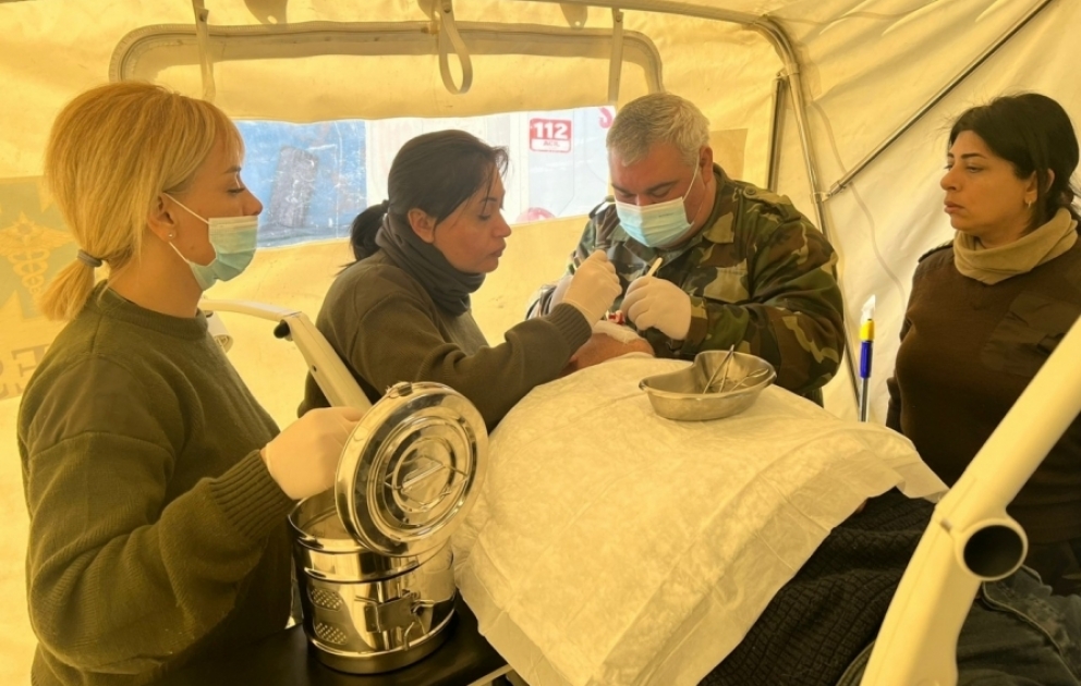 FHN: Qardaş ölkəyə göndərilmiş mobil səhra hospitalında 215 nəfərə yüksək səviyyəli tibbi xidmət göstərilib