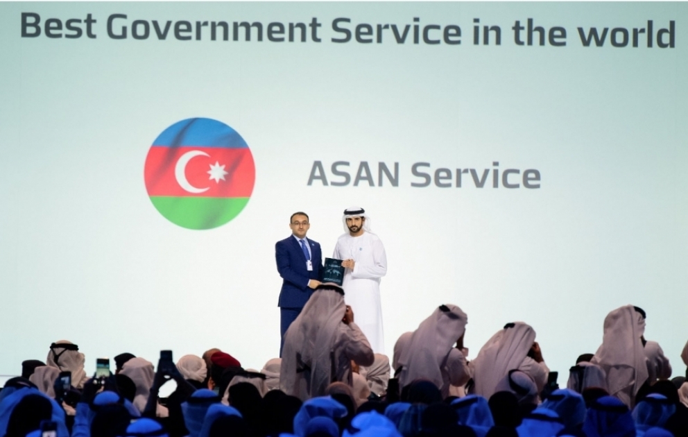 “ASAN xidmət” “Dünyanın Ən Qabaqcıl Dövlət Xidməti” mükafatına layiq görülüb