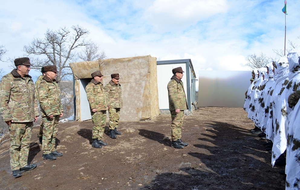 Service and combat activities of units in the liberated territories were inspected