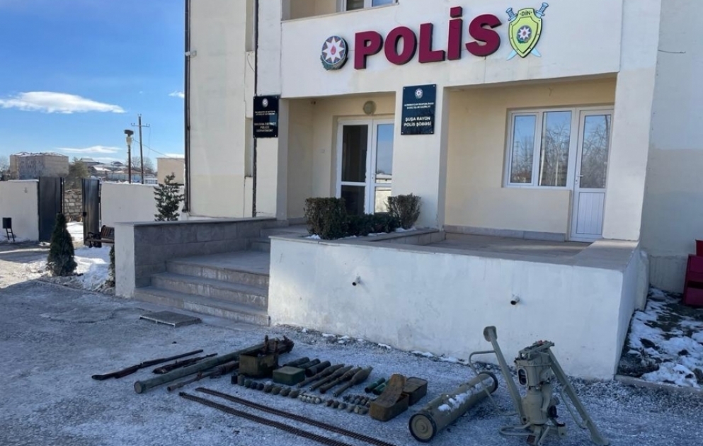 Şuşada silah-sursat aşkarlanıb