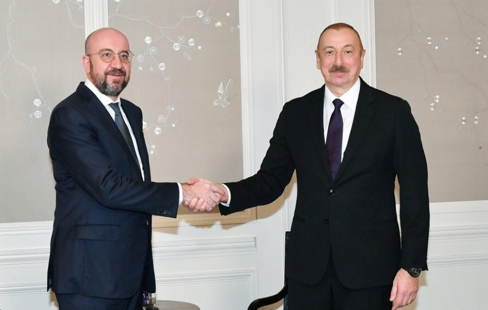 Prezident İlham Əliyevin Münxendə Avropa İttifaqı Şurasının Prezidenti ilə görüşü olub  YENİLƏNİB