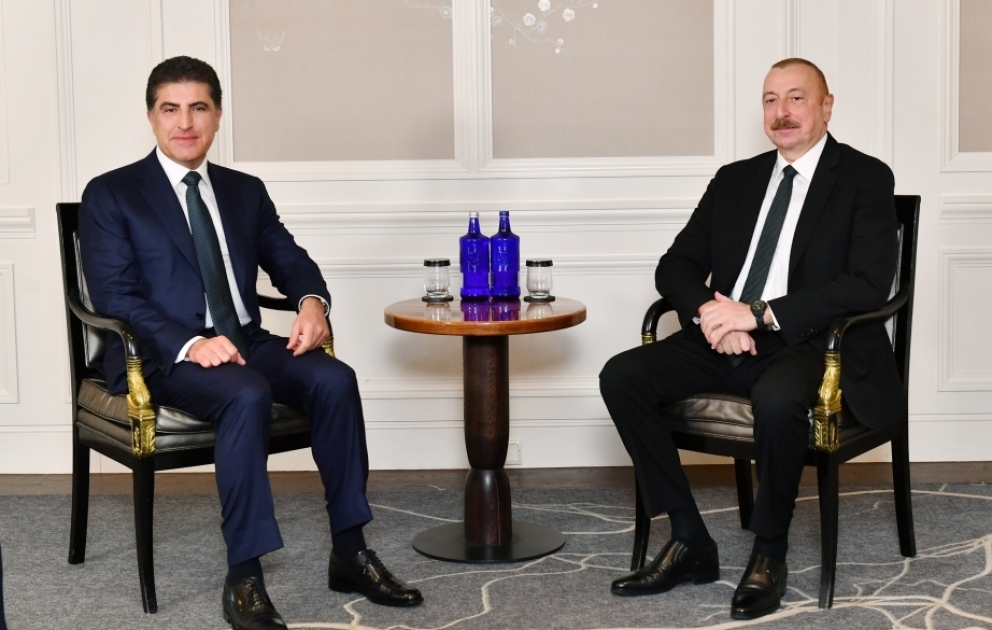 President Ilham Aliyev met with head of Kurdistan Region of Iraq in Munich