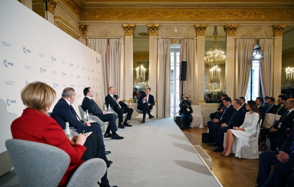 Une session plénière sur la sécurité dans le Caucase du Sud s’est tenue dans le cadre de la Conférence de Munich sur la sécurité 
Le président Ilham Aliyev a pris part à la session plénière