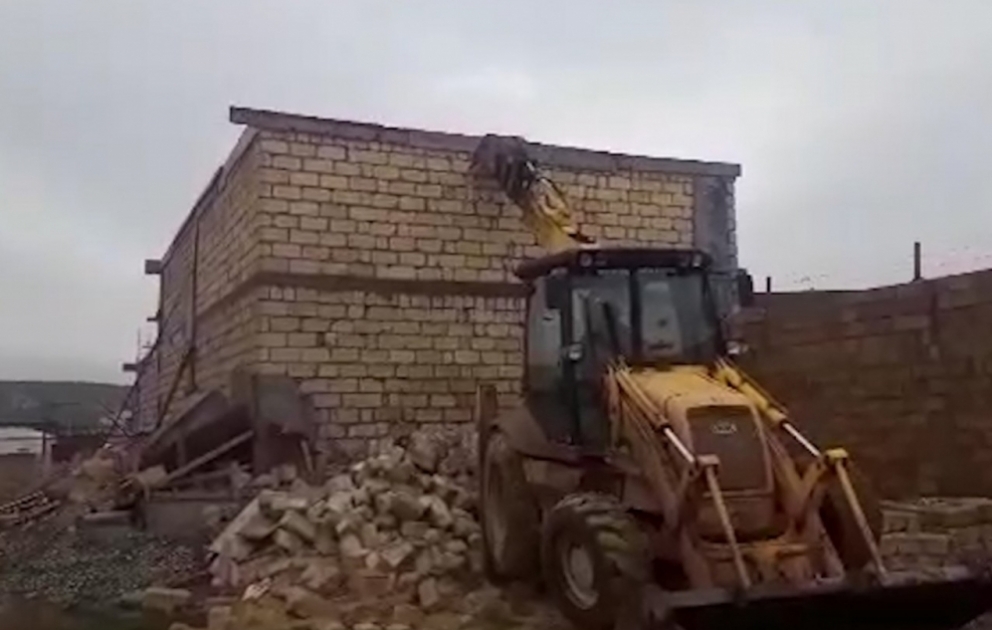 FHN: Qanunsuz tikinti işlərinin qarşısı alınıb