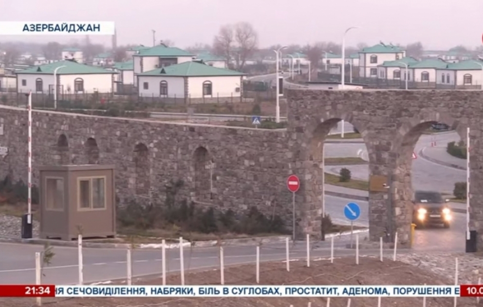 Ukrayna telekanalı Azərbaycanın işğaldan azad olunmuş ərazilərindən süjetlər yayımlayıb