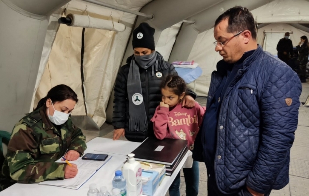 Azerbaijani mobile field hospital provides medical services to 1,364 quake survivors in Türkiye’s Kahramanmaras province