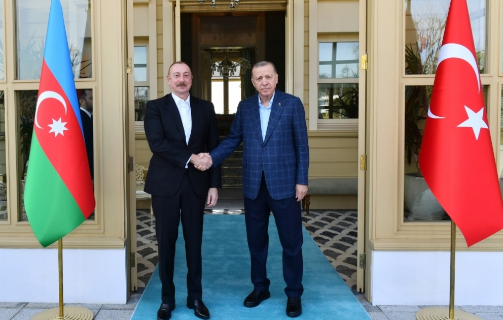 İstanbulda Azərbaycan Prezidenti İlham Əliyevin Türkiyə Prezidenti Rəcəb Tayyib Ərdoğan ilə görüşü olub YENİLƏNİB