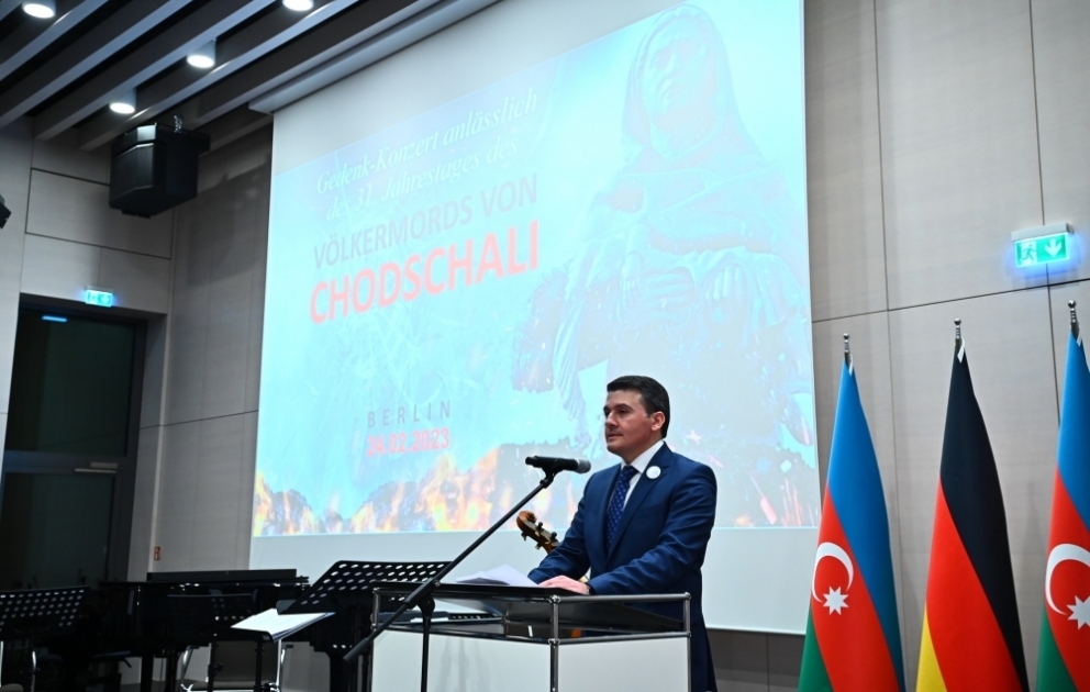 Xocalı soyqırımının 31-ci ildönümü ilə əlaqədar Berlində anım tədbiri keçirilib