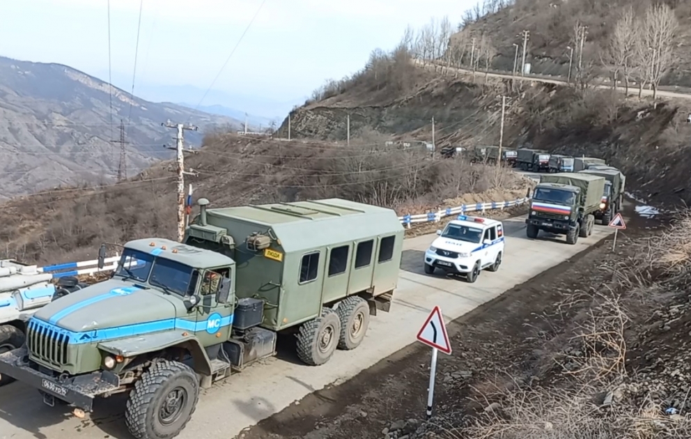 Sülhməramlıların avtomobil karvanının aksiya ərazisindən keçidi təmin edilib