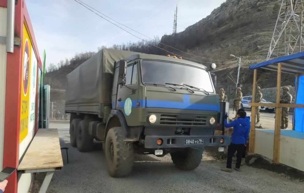 Sülhməramlıların avtomobil karvanının aksiya ərazisindən keçidi təmin edilib