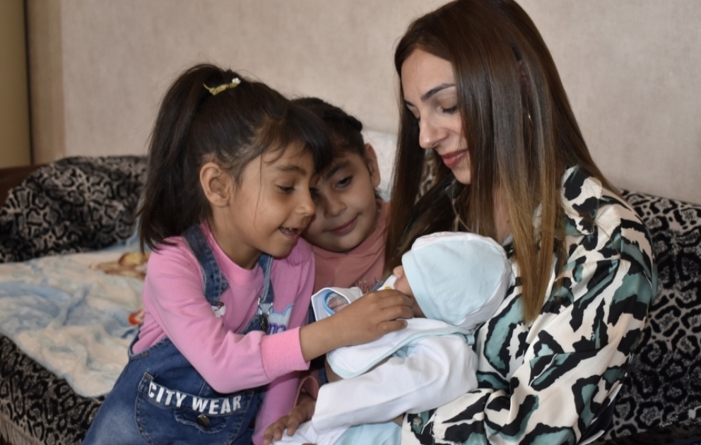 Ağalıdan ilk dəfə körpə səsi gəldi