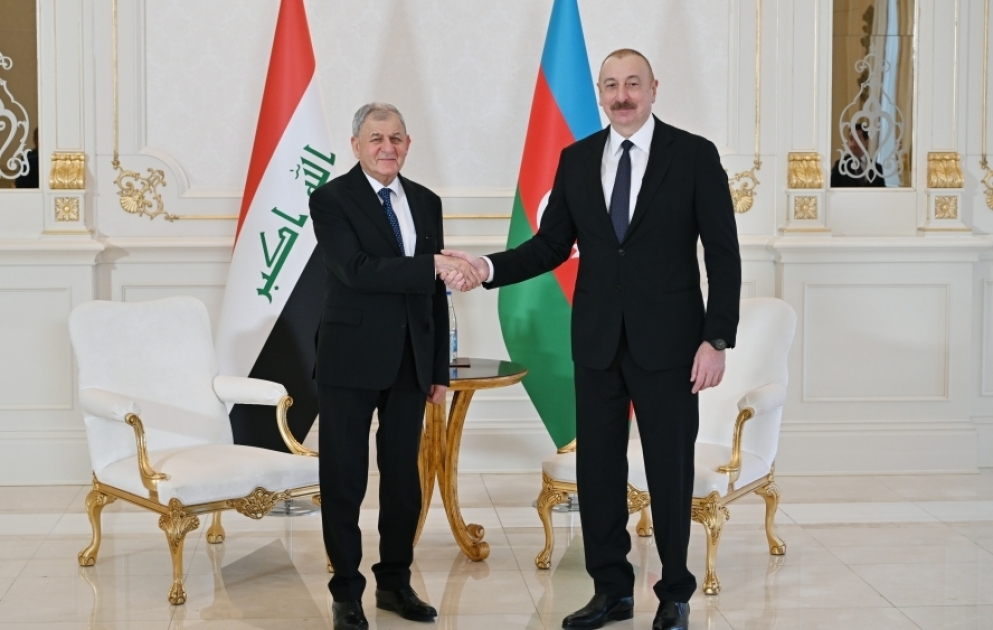 Президент Азербайджана Ильхам Алиев встретился с Президентом Ирака Абдел Латифом Джамалом Рашидом