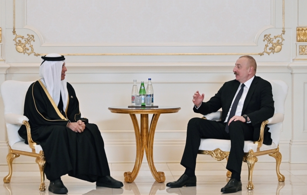 President Ilham Aliyev received member of Federal Supreme Council of United Arab Emirates