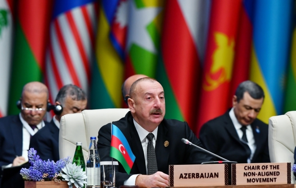 President Ilham Aliyev thanks NAM countries for supporting just position of Azerbaijan
