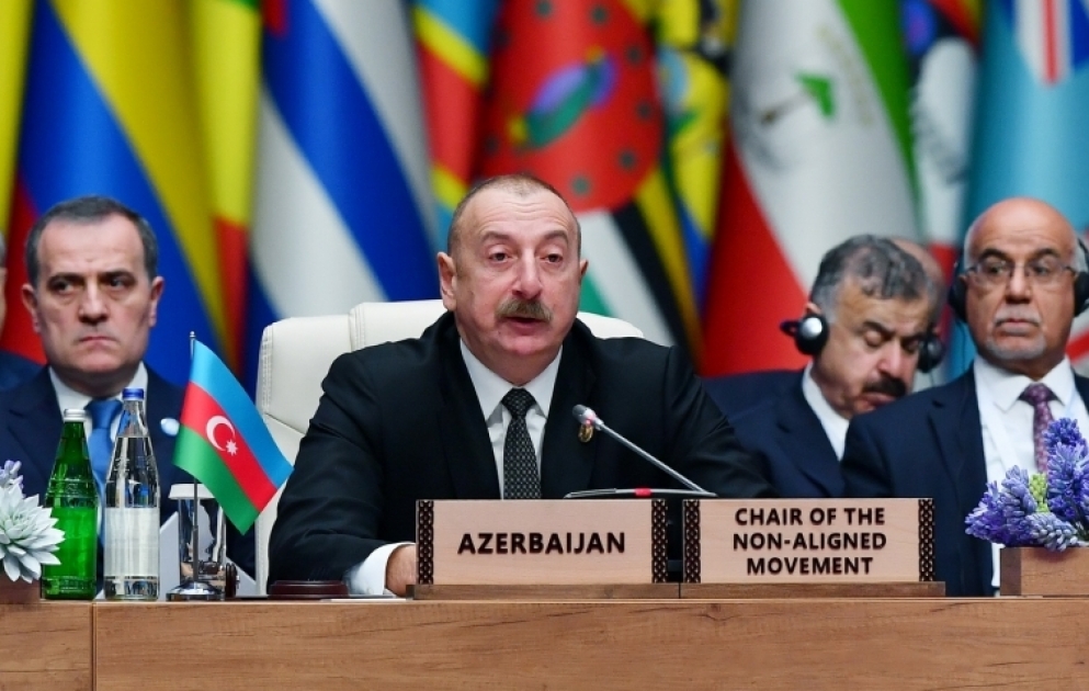 President: Azerbaijan is among the most heavily mine-infested countries in the world due to the Armenian occupation