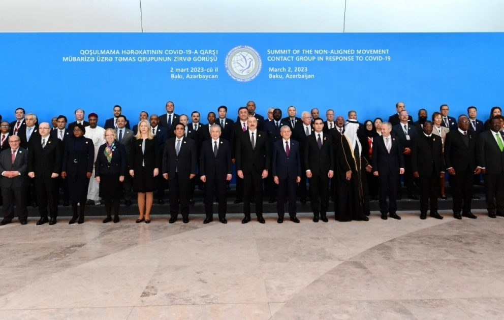 Le Sommet du Groupe de contact du Mouvement des non-alignés sur la relance post-Covid-19 a débuté 
Le président azerbaïdjanais Ilham Aliyev participe au Sommet